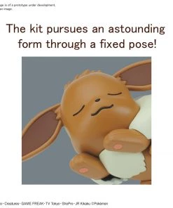 Bandai Japan Gundam Bandai Spirits Pokemon - Evee (Sleeping Pose) Model Kit Quick!!