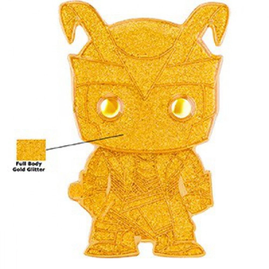Funko Pop! Pins: Marvel - Loki (Gold Glitter Chase Ver.) 1 Funko Pop! Pins: Marvel - Loki (Gold Glitter Chase Ver.)
