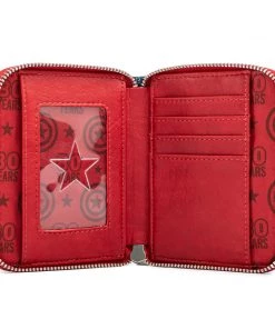 Loungefly Marvel - Captain America Floral Shield Zip Around Wallet 5 Loungefly Marvel - Captain America Floral Shield Zip Around Wallet