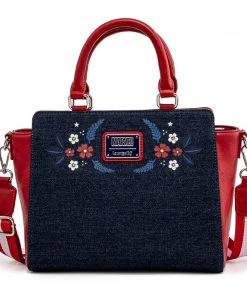 Loungefly Marvel - Captain America Floral Shield Crossbody Bag 4 Loungefly Marvel - Captain America Floral Shield Crossbody Bag