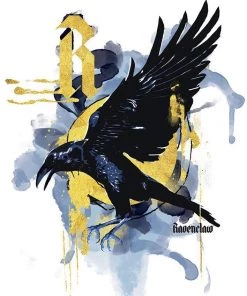 Film Cells LTD Trend Setters Harry Potter - Ravenclaw House Urban Watercolor 17" X 24" MightyPrint Wall Art