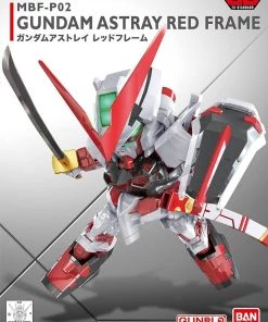 Bandai Japan Bandai Hobby Gundam Seed - #007 MBF-P02 Gundam Astray Red Frame SD Ex-Standard Model Kit