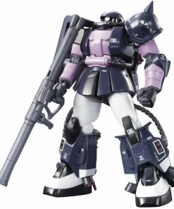 Bandai Japan Bandai Hobby Gundam - #151 MS-06R-1A Zaku II Black Tri-Stars 1/144 HG Model Kit