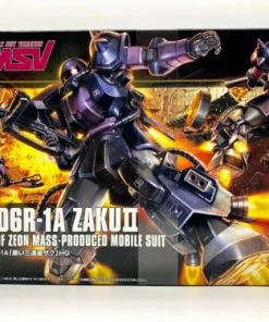Bandai Japan Bandai Hobby Gundam - #151 MS-06R-1A Zaku II Black Tri-Stars 1/144 HG Model Kit