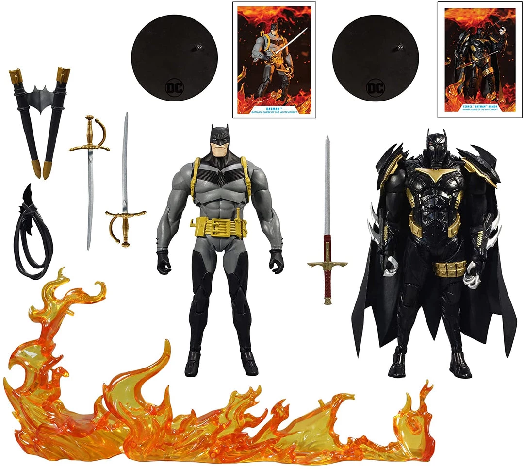 McFarlane Toys DC Comics Multiverse - Batman Vs. Azrael Batman Armor (Curse Of The White Knight) Action Figure Set 2 McFarlane Toys DC Comics Multiverse - Batman Vs. Azrael Batman Armor (Curse Of The White Knight) Action Figure Set