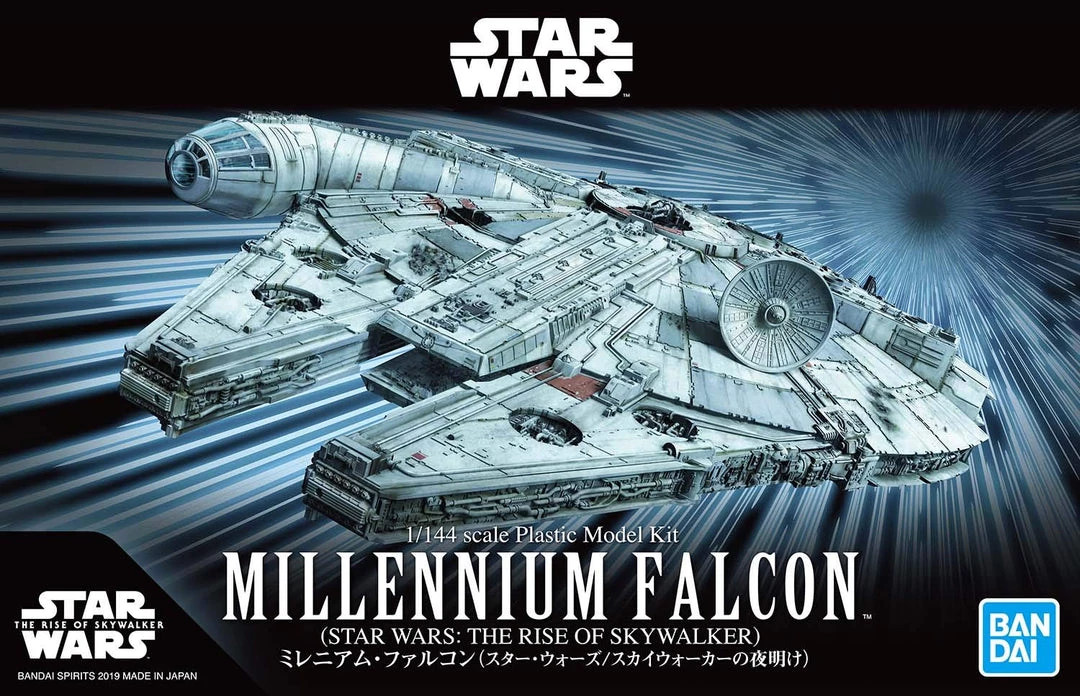 Bandai Japan Gundam Bandai Hobby Star Wars: The Rise Of Skywalker - Millennium Falcon 1/144 Model Kit 2 Bandai Japan Gundam Bandai Hobby Star Wars: The Rise Of Skywalker - Millennium Falcon 1/144 Model Kit