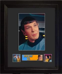Film Cells LTD FilmCells Star Trek: The Original Series Spock 13"x11" Double Framed Art