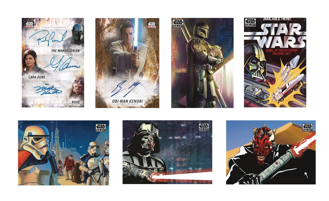 Topps 2021 Star Wars Chrome Galaxy Trading Card Box 1 Topps 2021 Star Wars Chrome Galaxy Trading Card Box