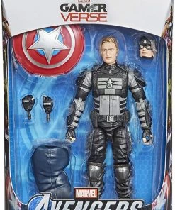 Hasbro Marvel Legends 6-inch Stealth Captain America (GamerVerse Ver.) Action Figure