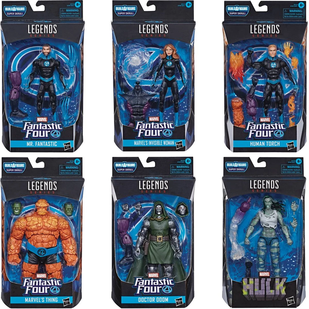 Hasbro Marvel Legends Fantastic Four: Super Skrull Build-A-Figure Collection (Set Of 6) 1 Hasbro Marvel Legends Fantastic Four: Super Skrull Build-A-Figure Collection (Set Of 6)