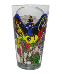 PopFun Toon Tumblers DC Comics: The New Teen Titans 16 Oz Pint Glass