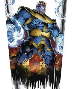 PopFun Toon Tumblers Marvel: Thanos (Comic Version) 16 Oz Pint Glass