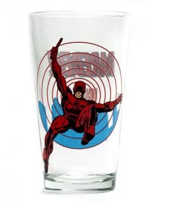 PopFun Toon Tumblers Marvel Daredevil 16 Oz Pint Glass
