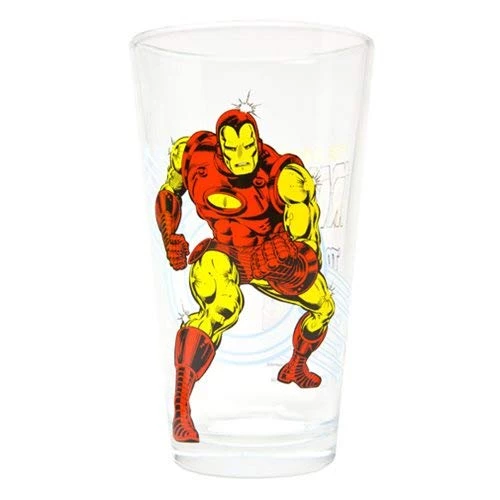 PopFun Toon Tumblers Marvel Iron Man Classic 16 Oz Pint Glass 1 PopFun Toon Tumblers Marvel Iron Man Classic 16 Oz Pint Glass