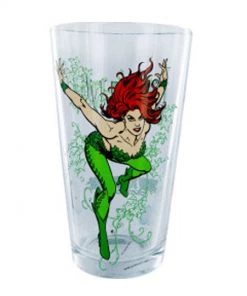 PopFun Toon Tumblers DC Comics Poison Ivy 16 Oz Pint Glass