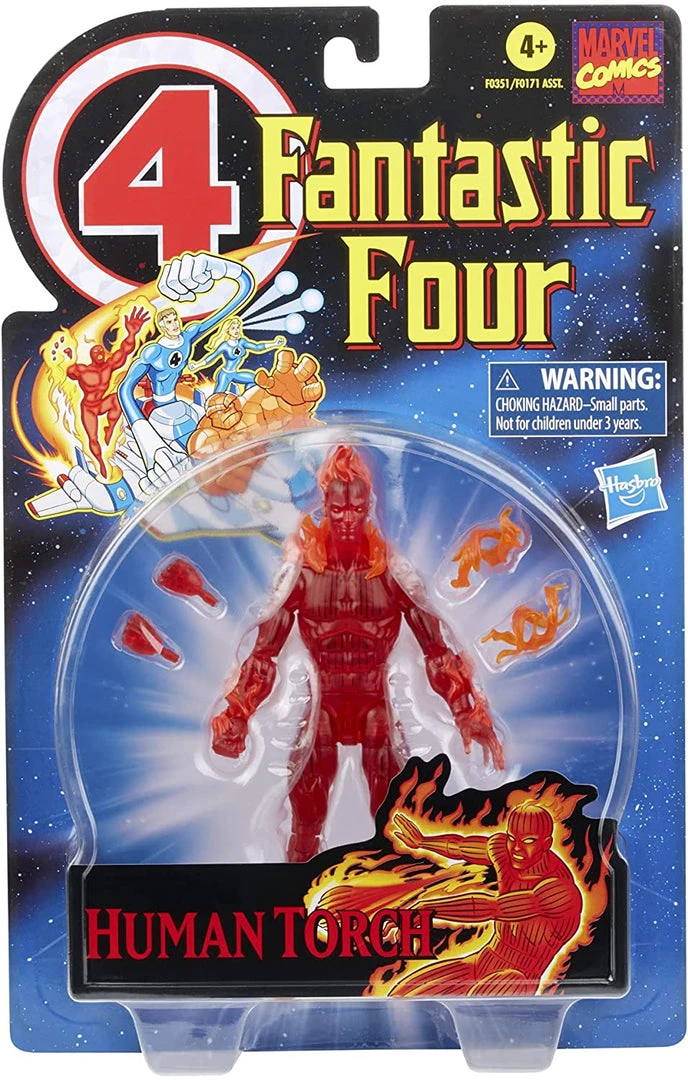Hasbro Marvel Legends Fantastic Four Vintage Collection - Human Torch 1 Hasbro Marvel Legends Fantastic Four Vintage Collection - Human Torch