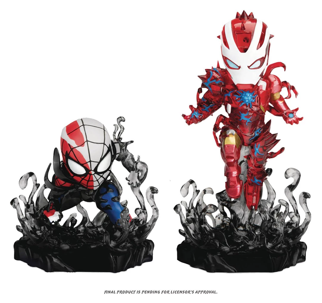 Beast Kingdom Marvel Mini Egg Attack MEA-018SP: Maximum Venom - Spider-man & Iron Man 2-Pack (2020 SDCC Exclusive) 1 Beast Kingdom Marvel Mini Egg Attack MEA-018SP: Maximum Venom - Spider-man & Iron Man 2-Pack (2020 SDCC Exclusive)
