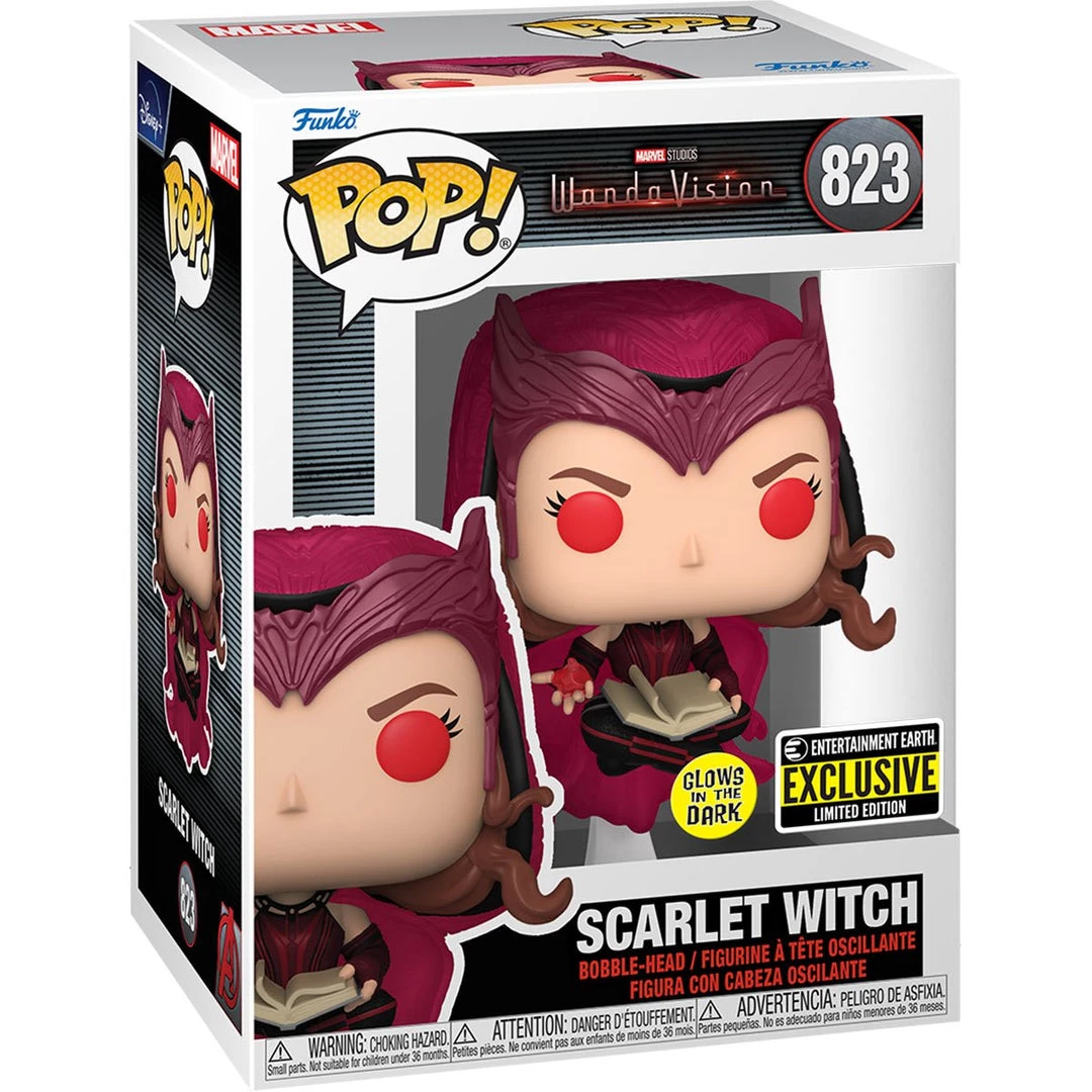 Funko Pop! Marvel: Wandavision - Scarlet Witch (Glow-in-the-Dark Exclusive Ver.) 3 Funko Pop! Marvel: Wandavision - Scarlet Witch (Glow-in-the-Dark Exclusive Ver.)