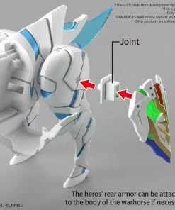 Bandai Japan Bandai Hobby SD Gundam World - War Horse SD Model Kit