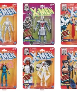 Hasbro Marvel Legends X-Men Retro Collection Wave 3 Action Figure (Set Of 6)