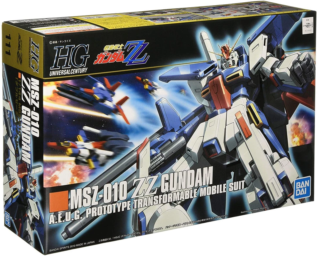 Bandai Japan Bandai Hobby ZZ Gundam - #111 MSZ-010 Double Zeta Gundam 1/144 HG Model Kit 2 Bandai Japan Bandai Hobby ZZ Gundam - #111 MSZ-010 Double Zeta Gundam 1/144 HG Model Kit